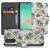 Samsung Galaxy A26 Flamingo Palms Book Case flamingo palms voorkant en achterkant