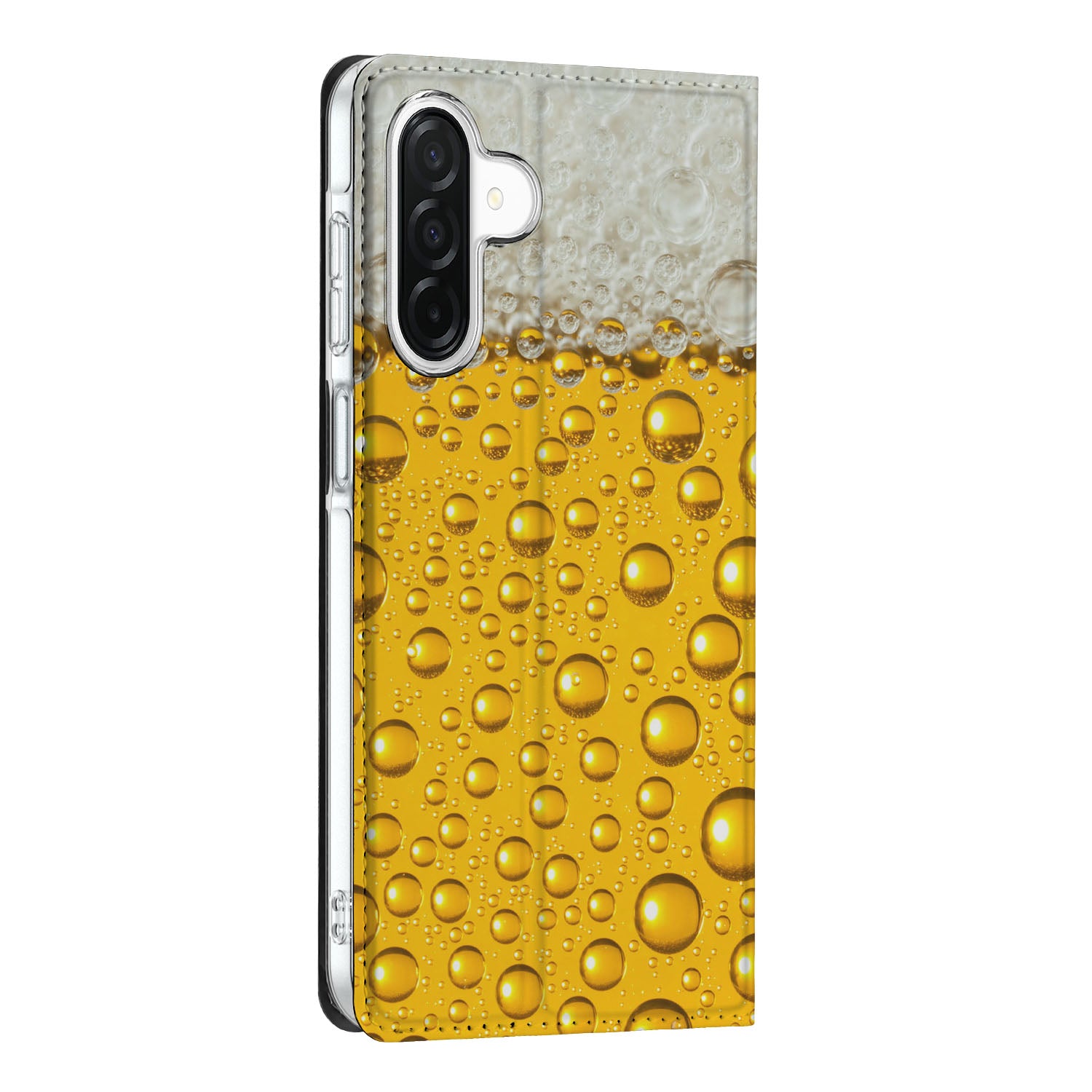 Samsung Galaxy A26 Flip Style Cover Bier designbierprint aanzicht