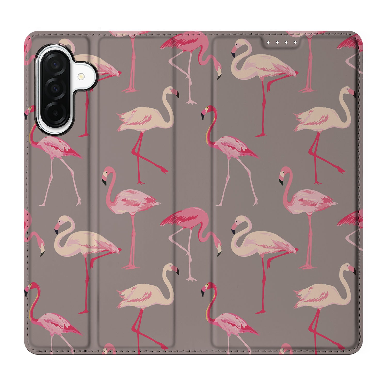 Samsung Galaxy A26 Hoesje maken Flamingo hoesje flamingo roze design voorkant