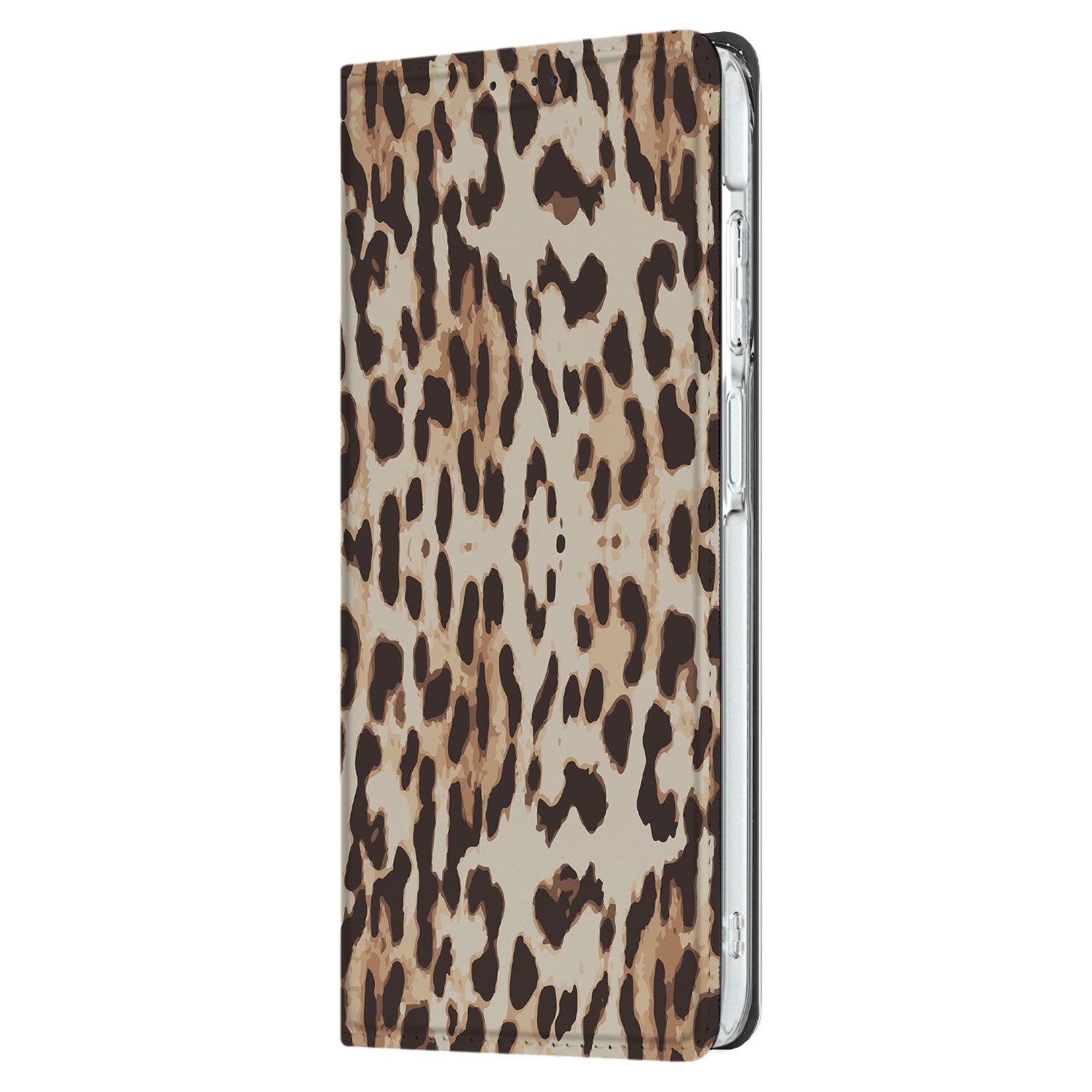 Samsung Galaxy A26 Hoesje maken Leopard hoesje luipaardprint zijkant