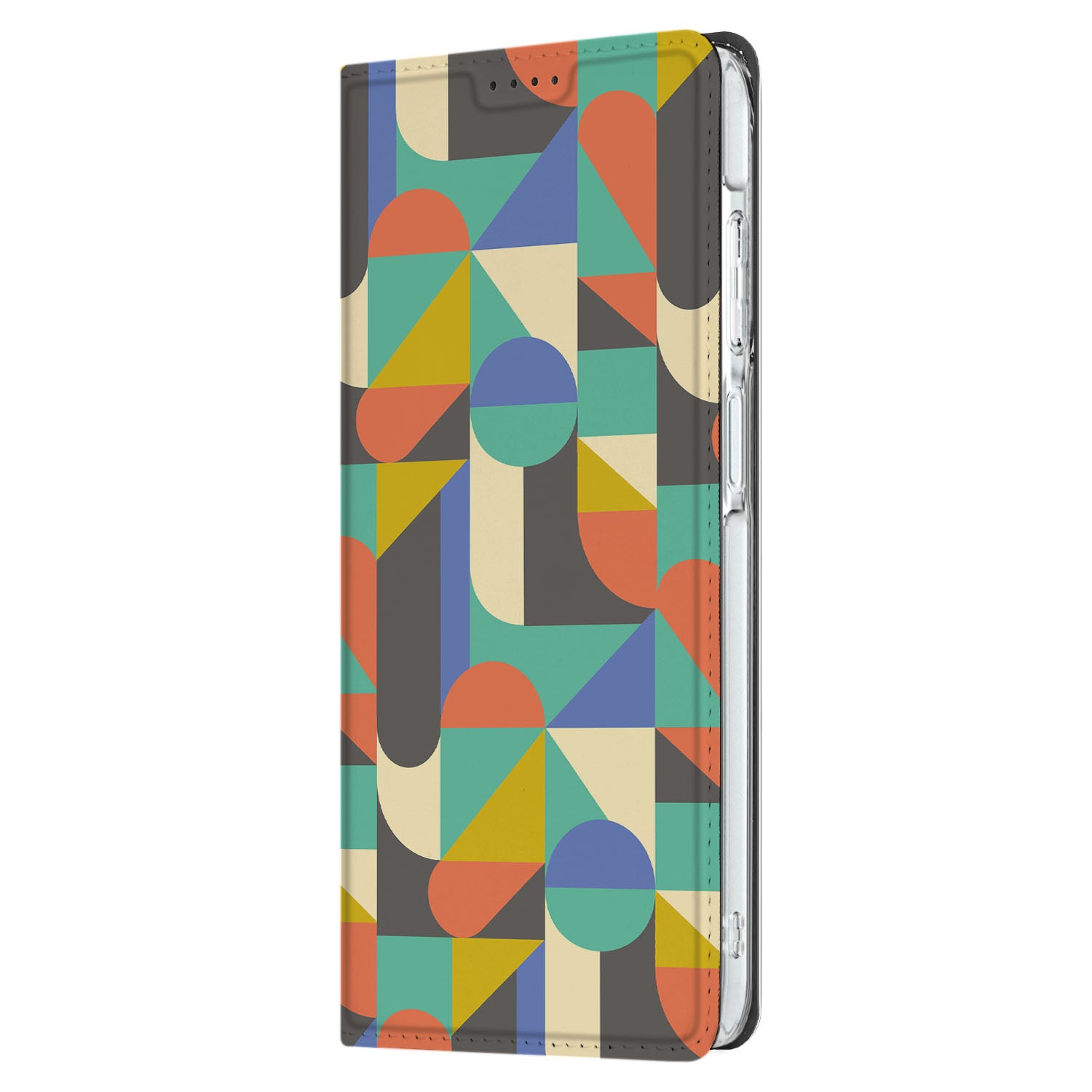 Samsung Galaxy A26 Hoesje met Magneet Funky Retro design funky retro aanzicht