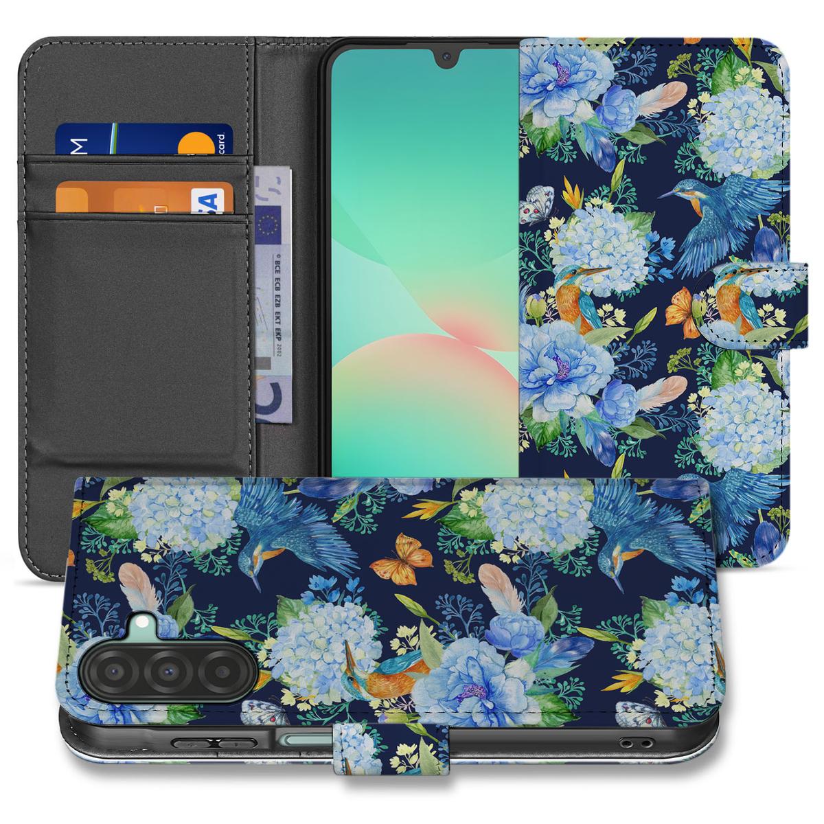 Samsung Galaxy A26 IJsvogel Book Case design IJsvogel voorkant