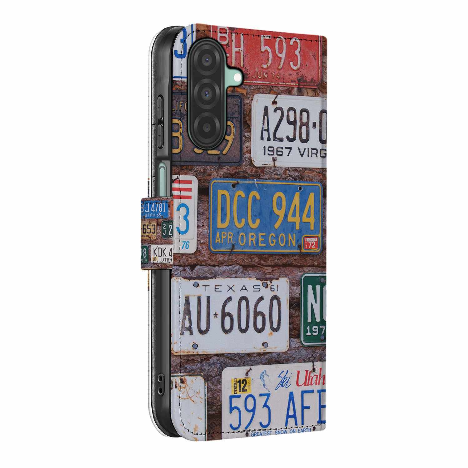 Samsung Galaxy A26 Kentekenplaten Book Case kentekenplaten design achterkant