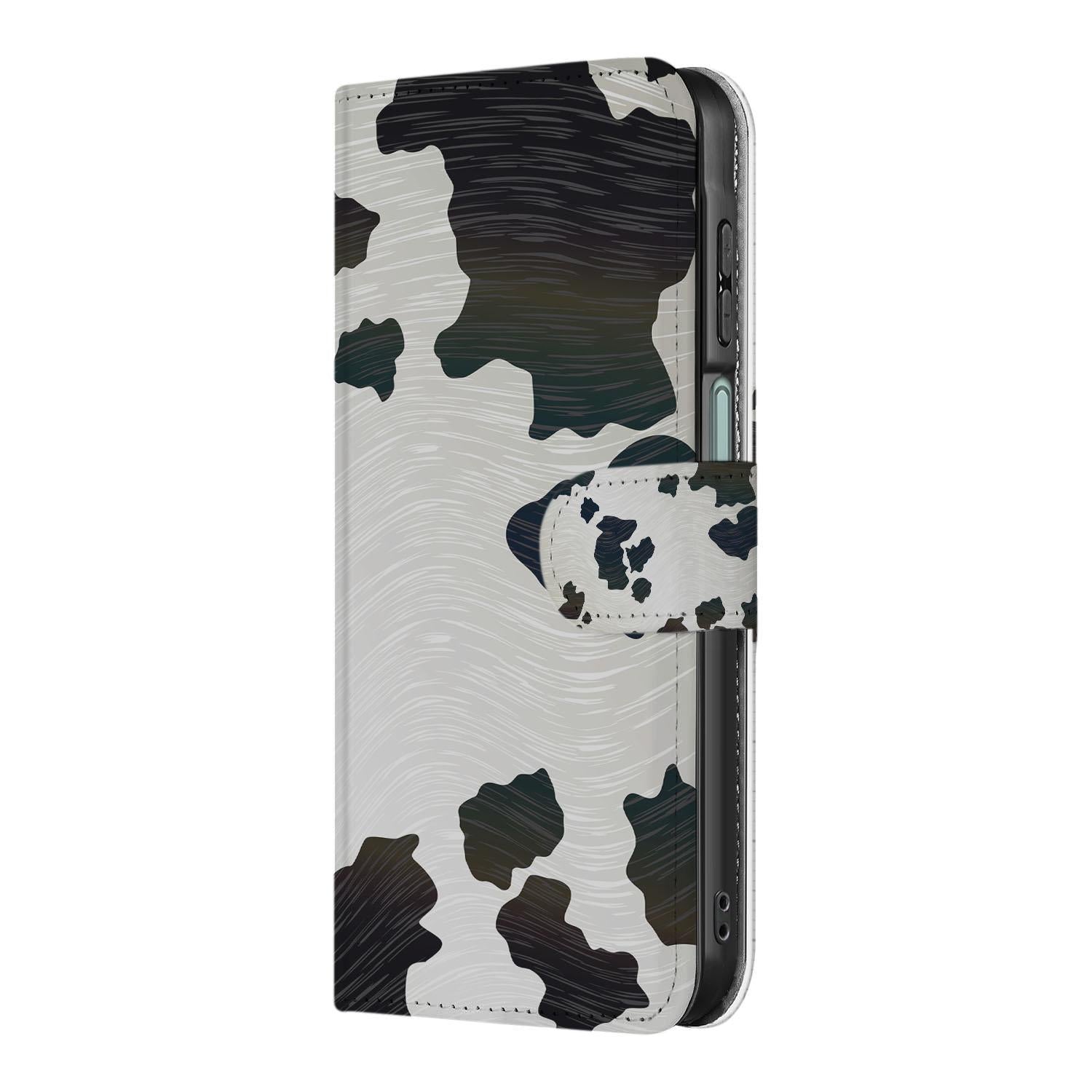 Samsung Galaxy A26 Koeienvlekken Book Case koeienvlekken design voorkant