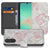 Samsung Galaxy A26 Lovely Flowers Book Case bloemen ontwerp voorkant
