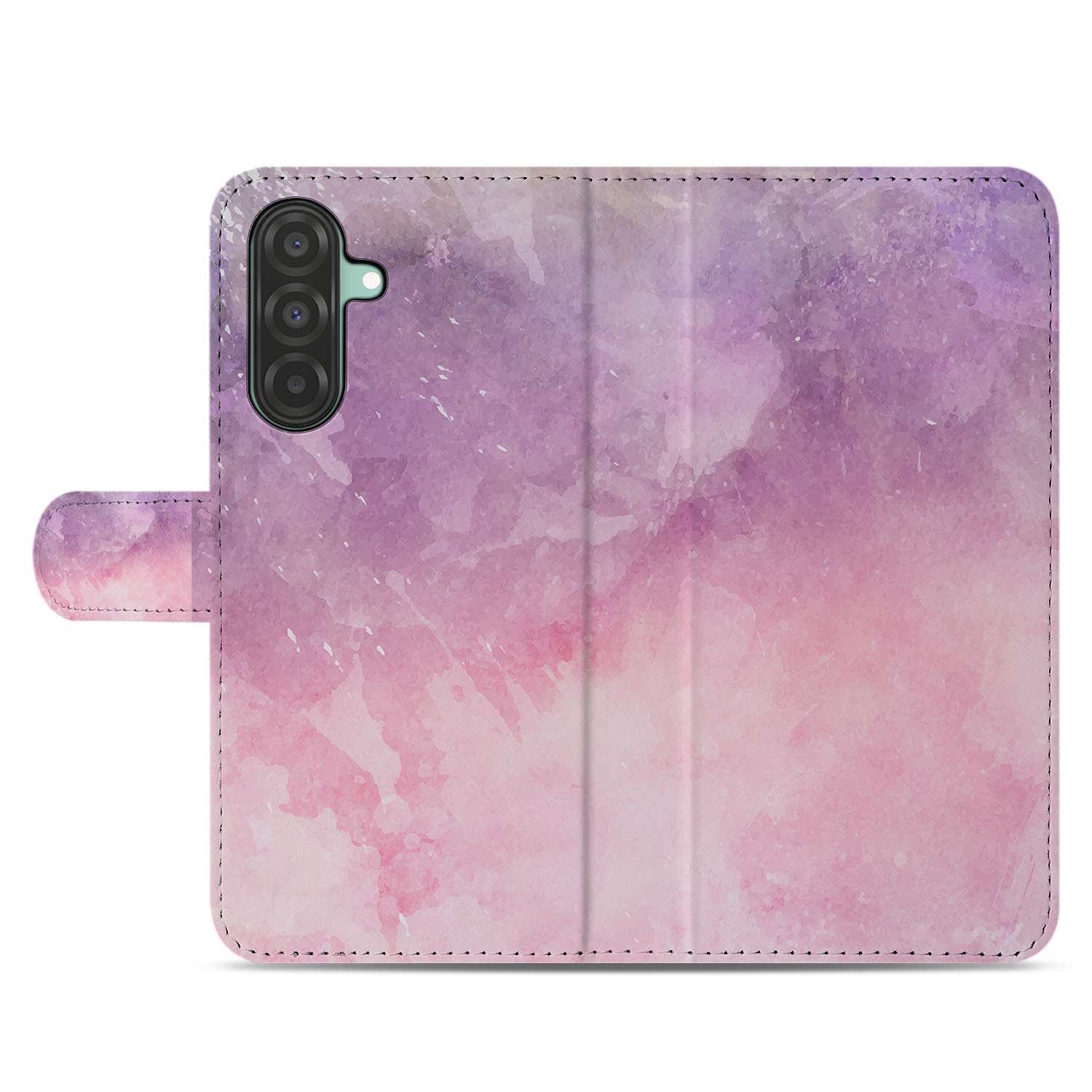 Samsung Galaxy A26 Pink Purple Paint Book Case Pink Purple Paint voorkant