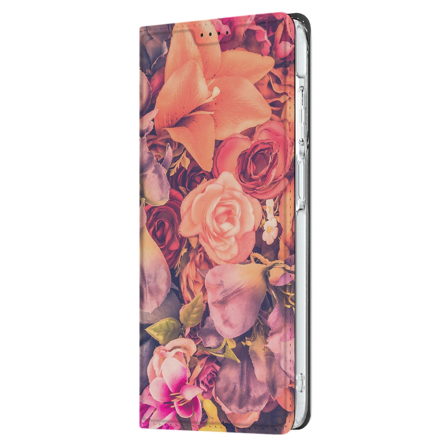 Samsung Galaxy A26 Smart Cover Bosje Bloemen bloemen design zijkant