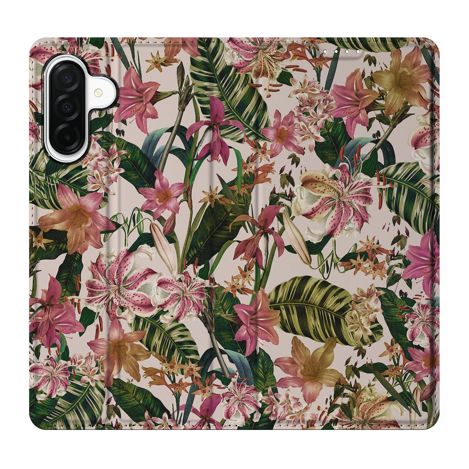 Samsung Galaxy A26 Smart Cover Flowers bloemen design voorkant