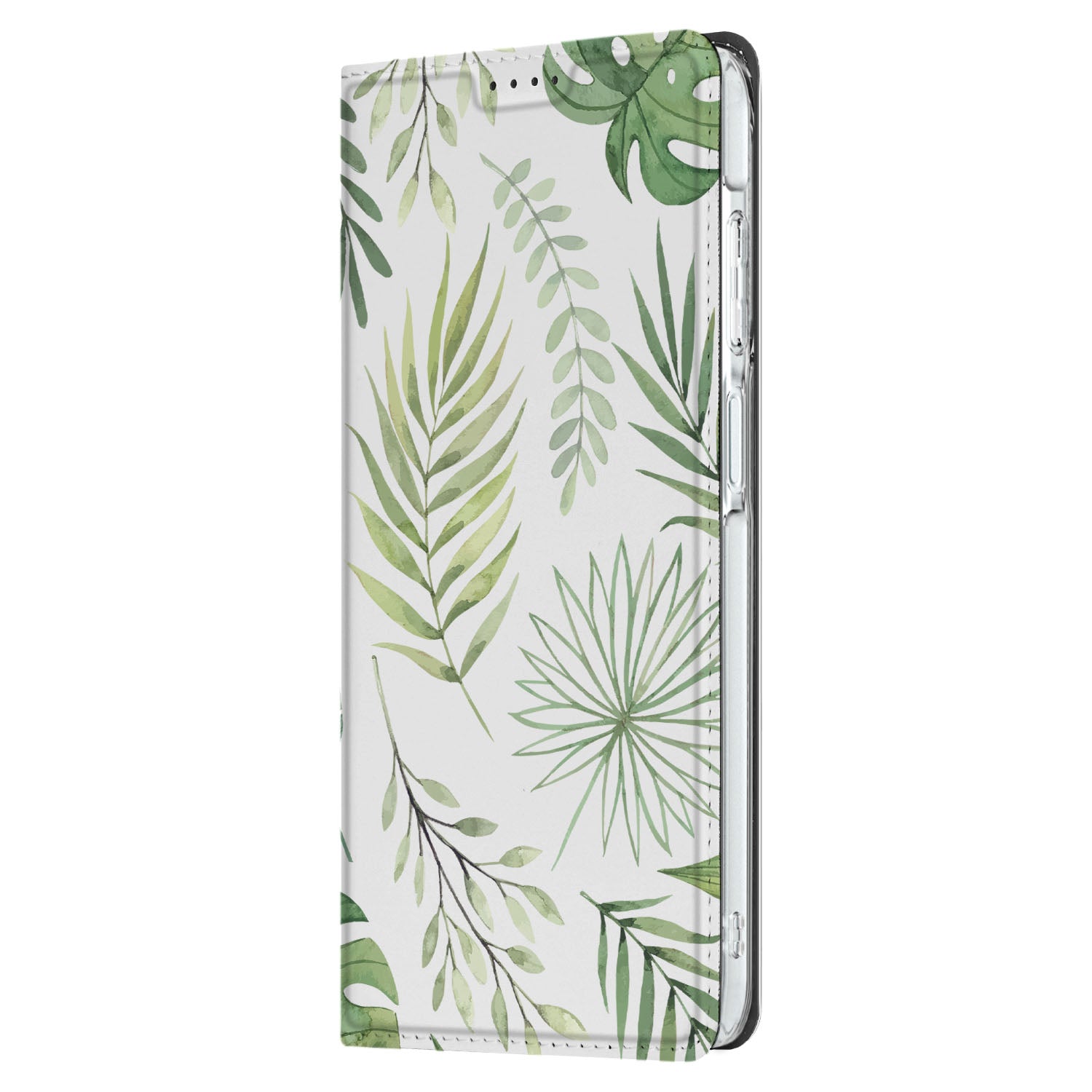 Samsung Galaxy A26 Smart Cover Leaves design bladeren aanzicht