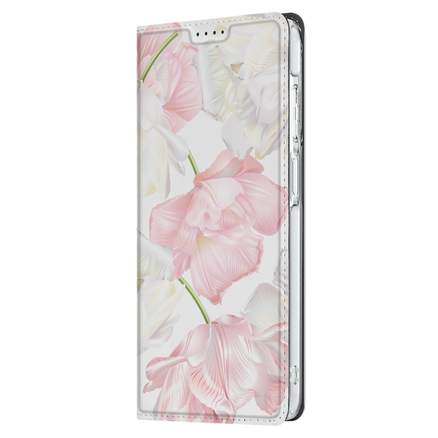 Samsung Galaxy A26 Smart Cover Lovely Flowers stand case Lovely Flowers zijkant