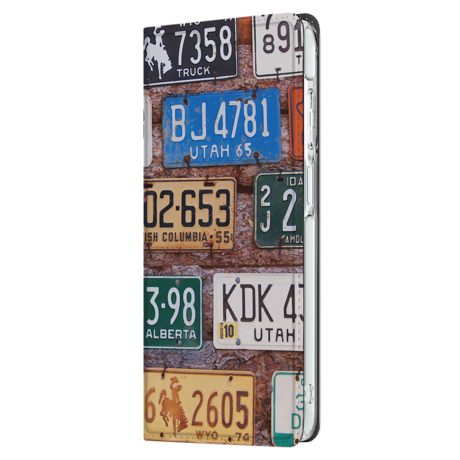 Samsung Galaxy A26 Stand Case Kentekenplaten ontwerp kentekenplaten aanzicht