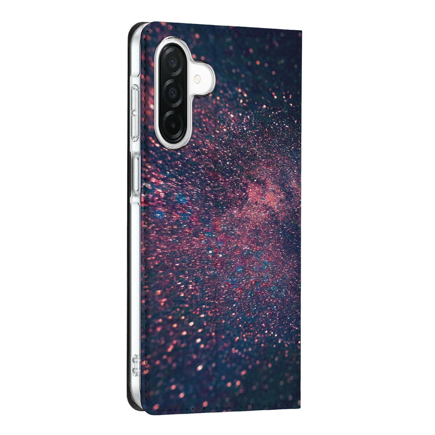 Samsung Galaxy A26 Stand Case Stars design Stars zijaanzicht
