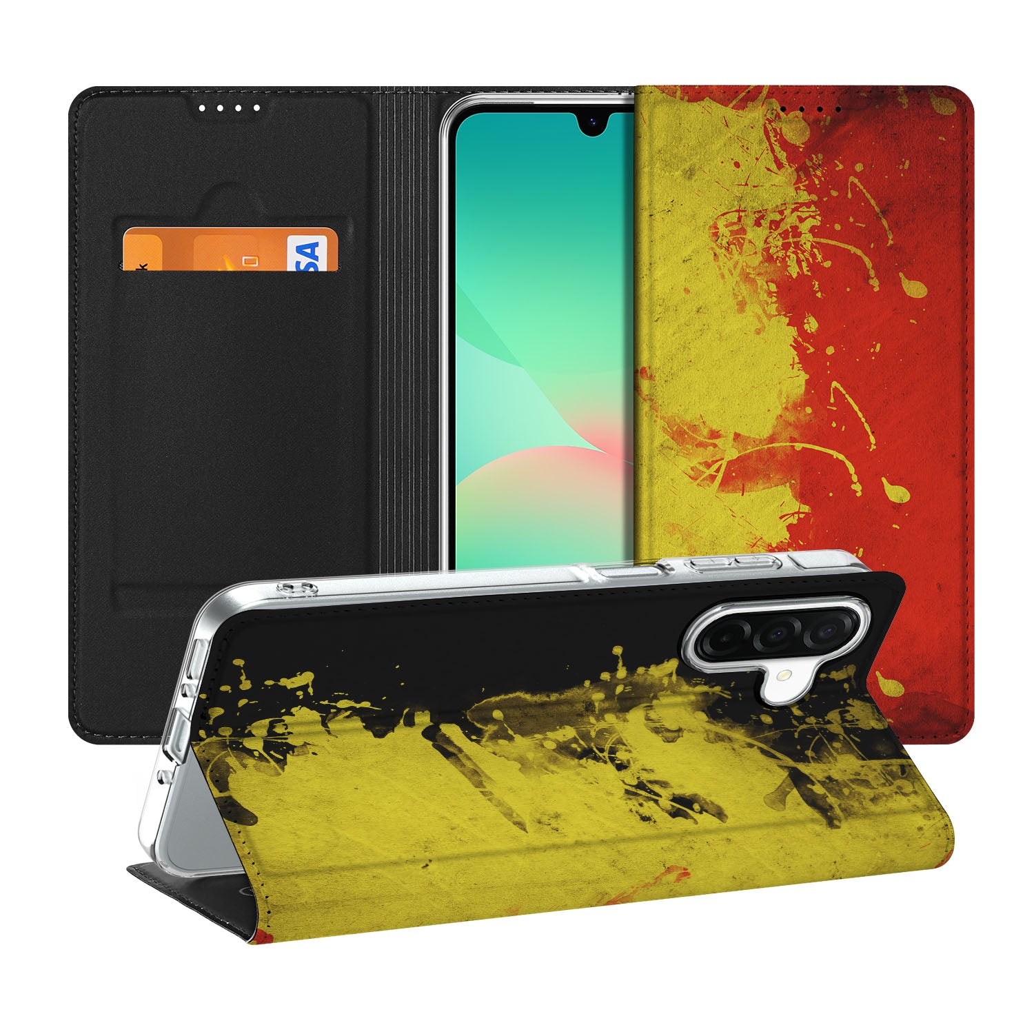 Samsung Galaxy A26 Standcase België design hoesje voorkant