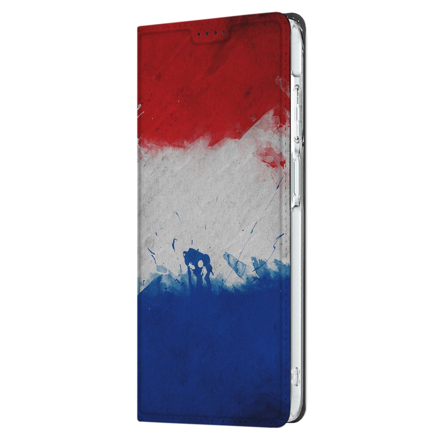 Samsung Galaxy A26 Standcase Nederland hoesje Nederlandse vlag voorkant