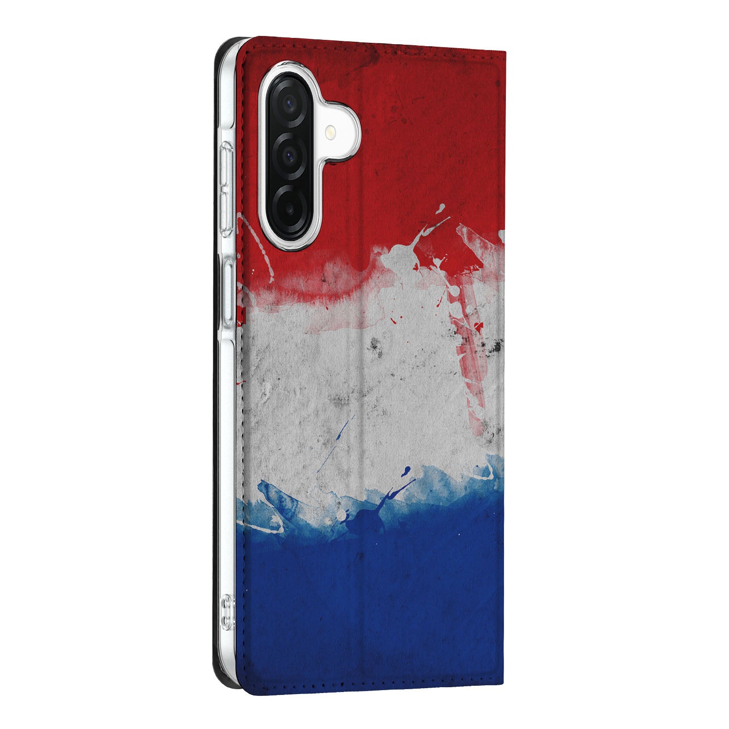 Samsung Galaxy A26 Standcase Nederland design Nederlandse vlag aanzicht