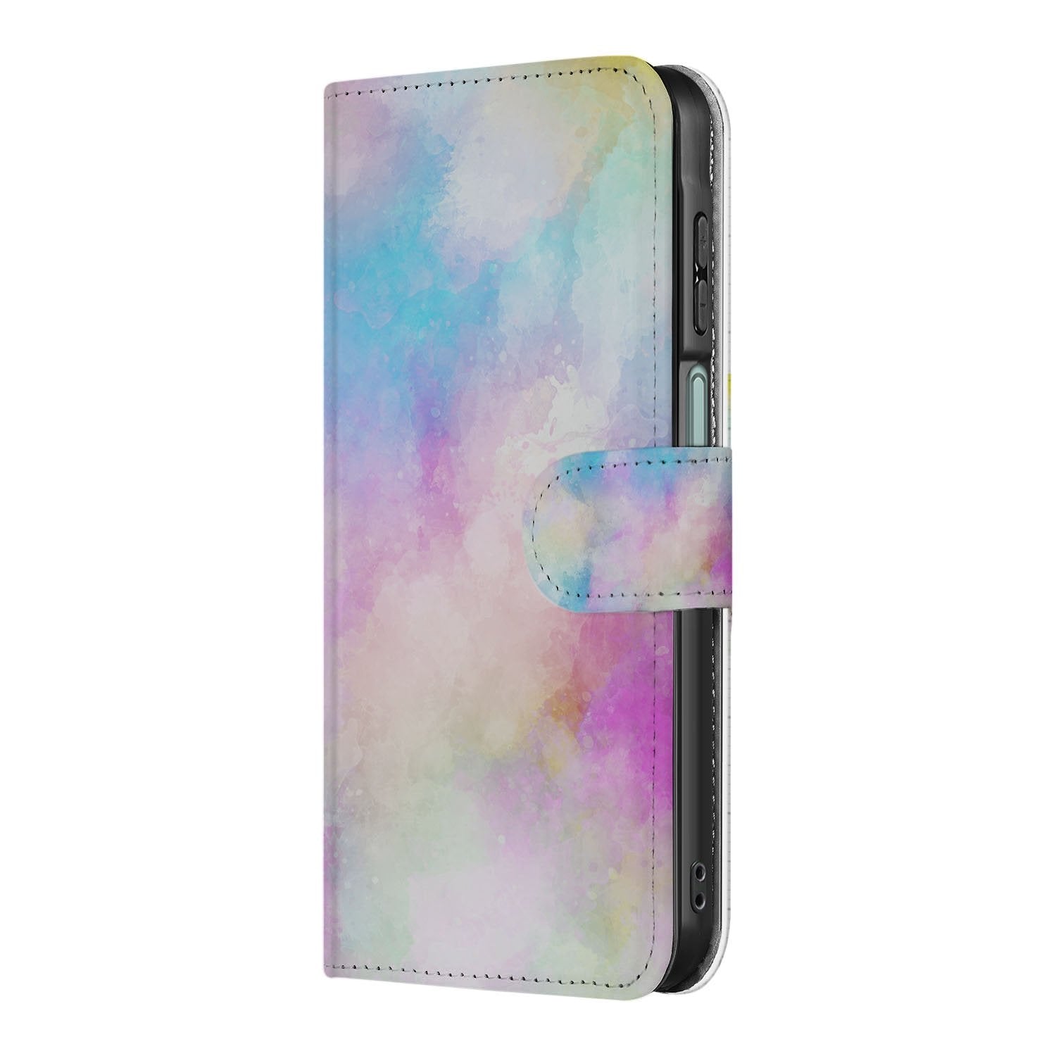 Samsung Galaxy A26 Watercolor Light Book Case watercolor light zijaanzicht