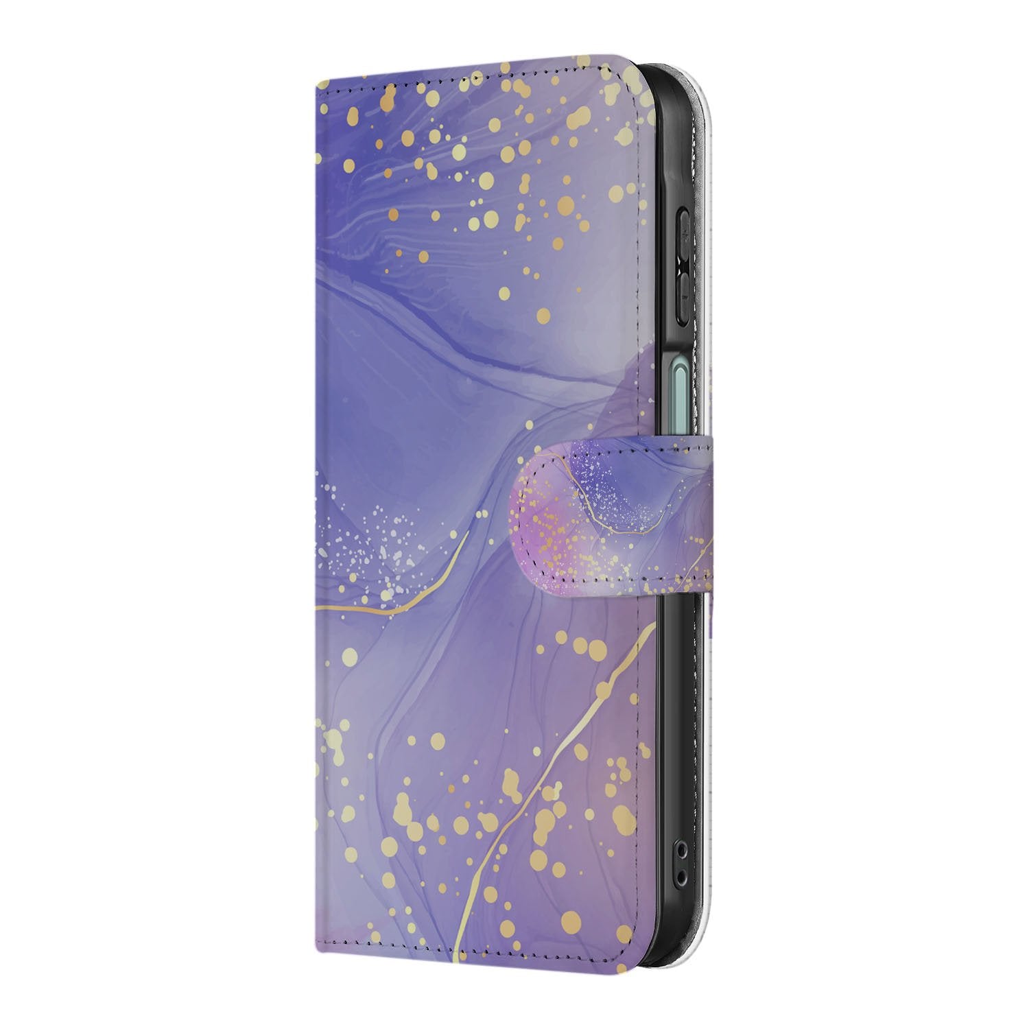 Samsung Galaxy A26 Watercolor Paars Book Case watercolor paars book case smartphone hoesje