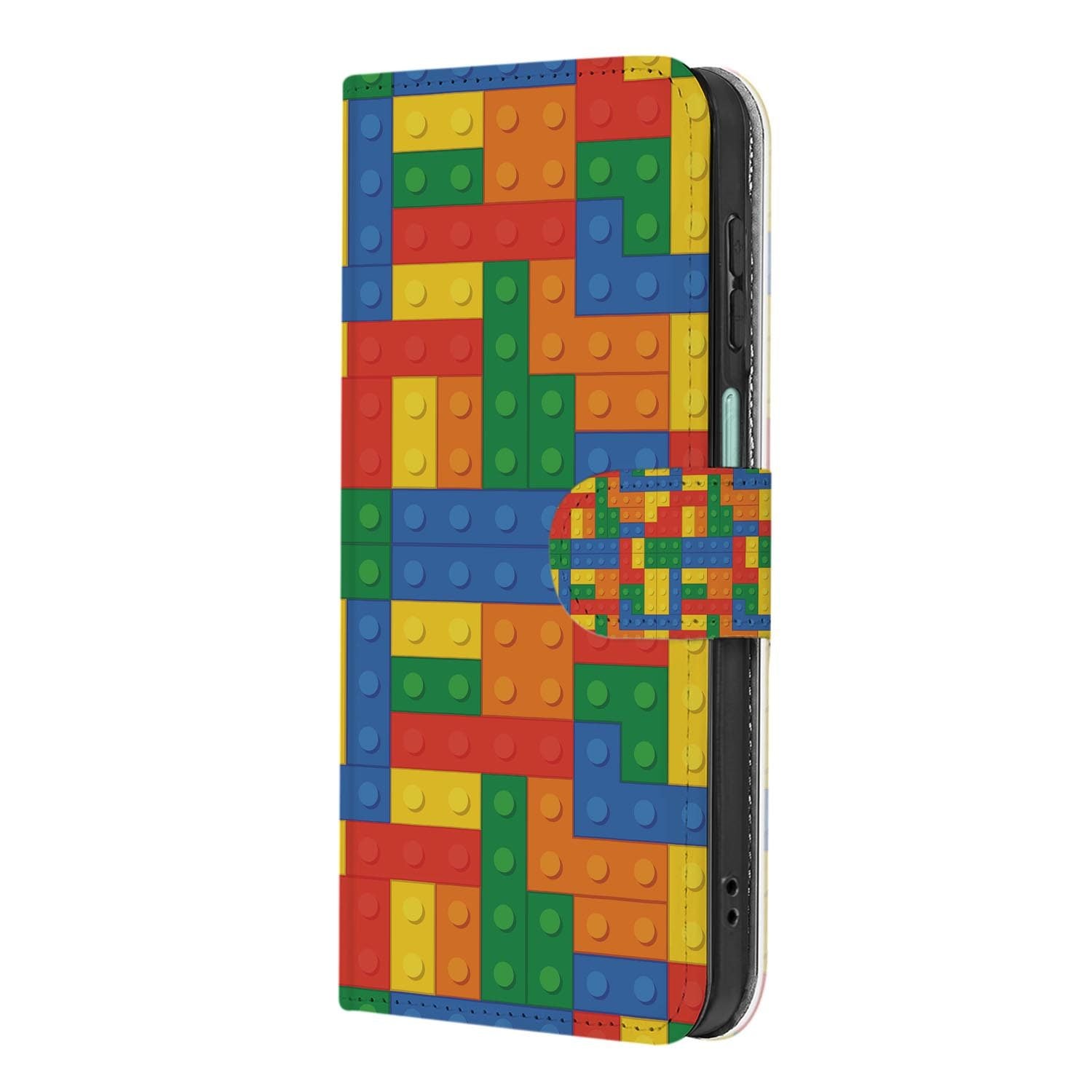 Samsung Galaxy A27 bookcase Blokken, achterkant met camera-uitsparing