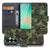 Samsung Galaxy A27 bookcase Army Dark, voorkant met gesloten klep