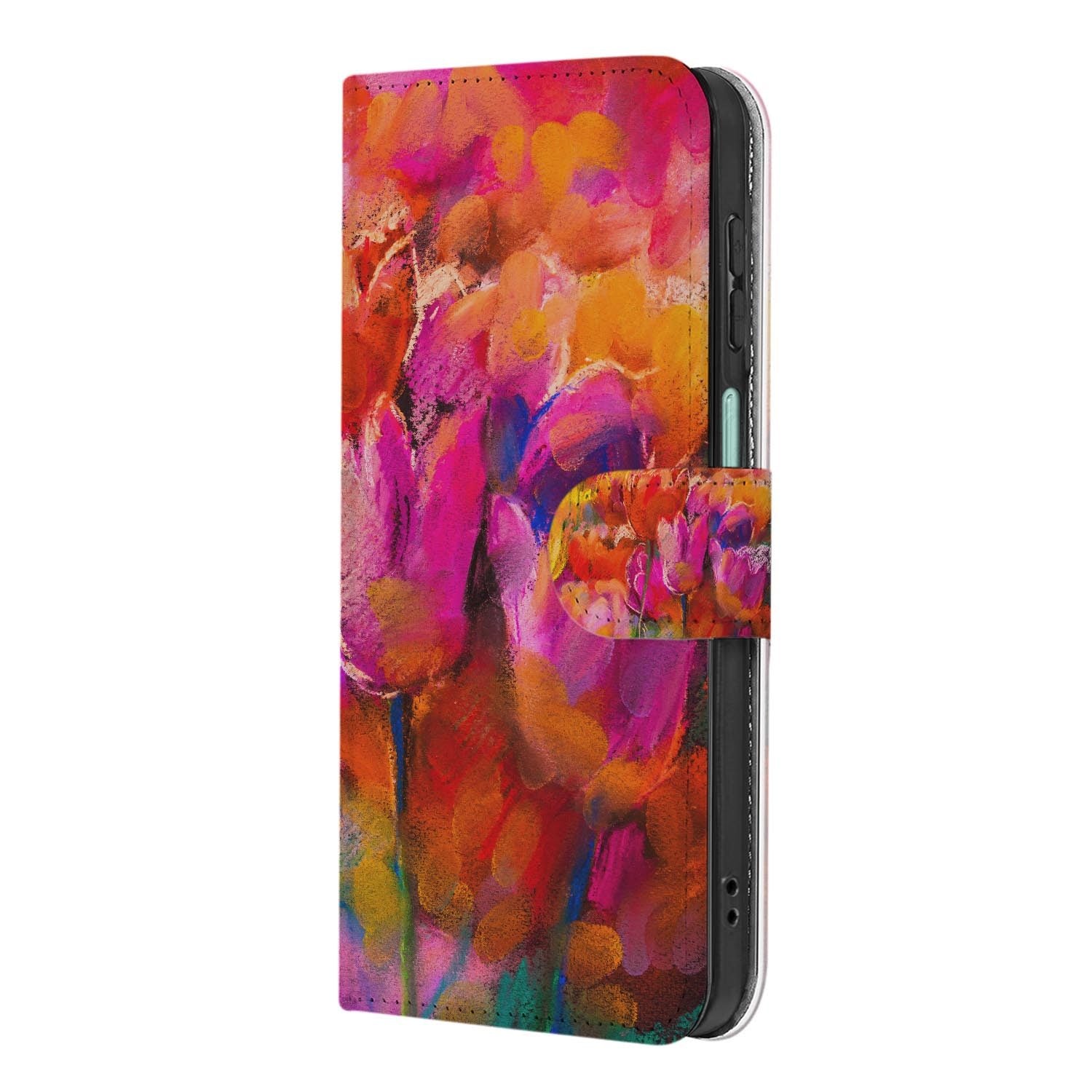 Samsung Galaxy A27 bookcase Tulips, achterkant met camera-uitsparing