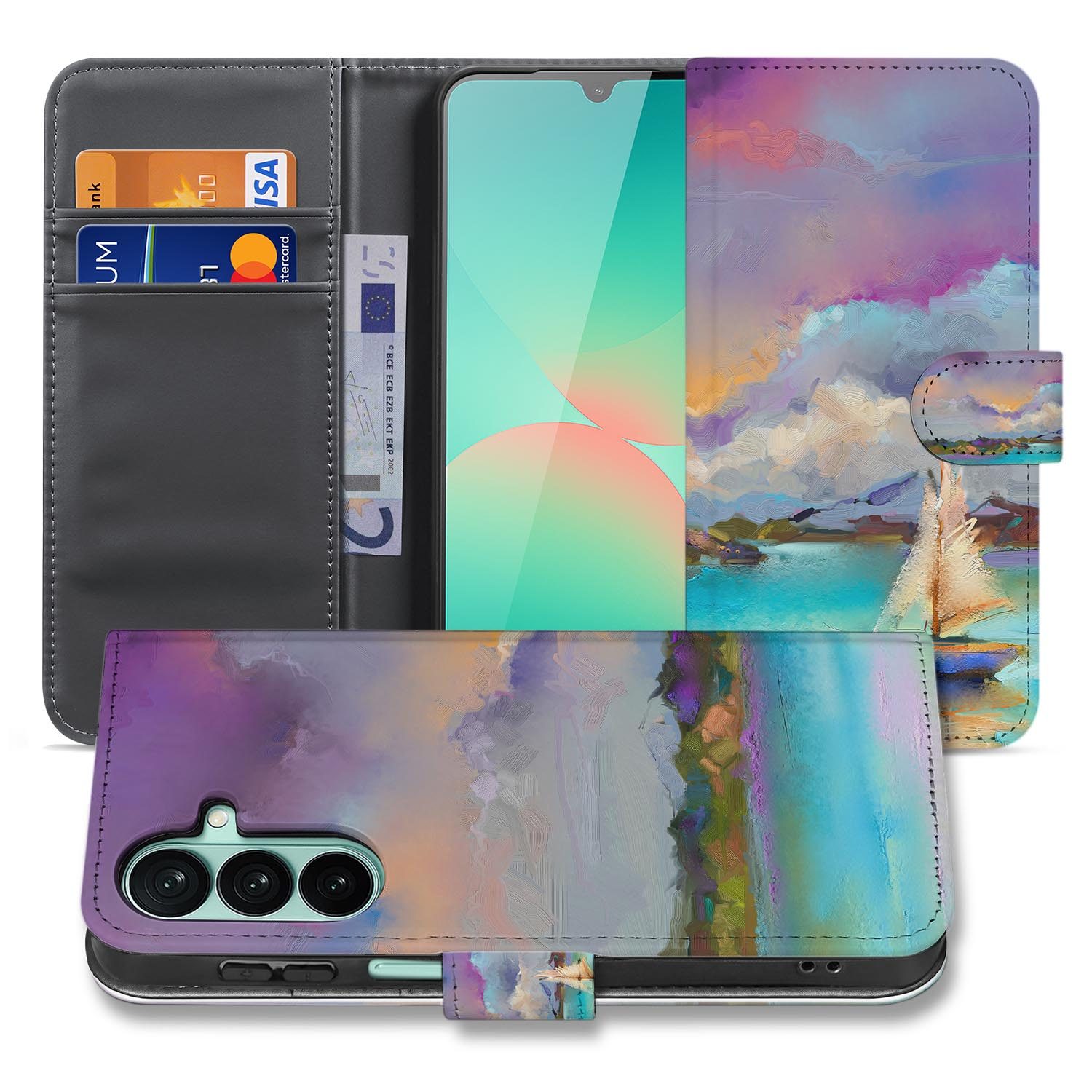 Samsung Galaxy A27 bookcase Boat, voorkant met gesloten klep
