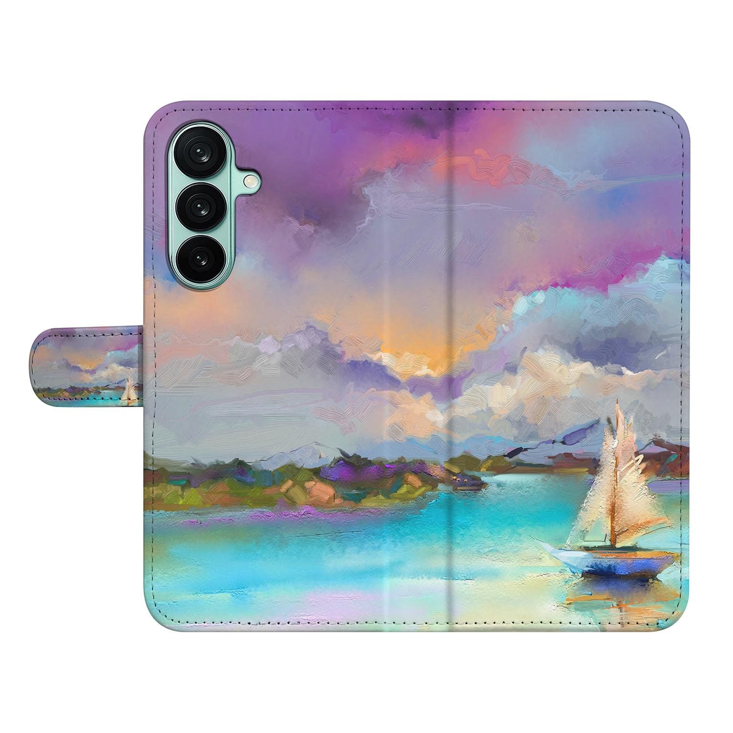 Samsung Galaxy A27 bookcase Boat, open met pasjesvakken