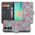 Samsung Galaxy A27 bookcase Tiles Color, voorkant met gesloten klep