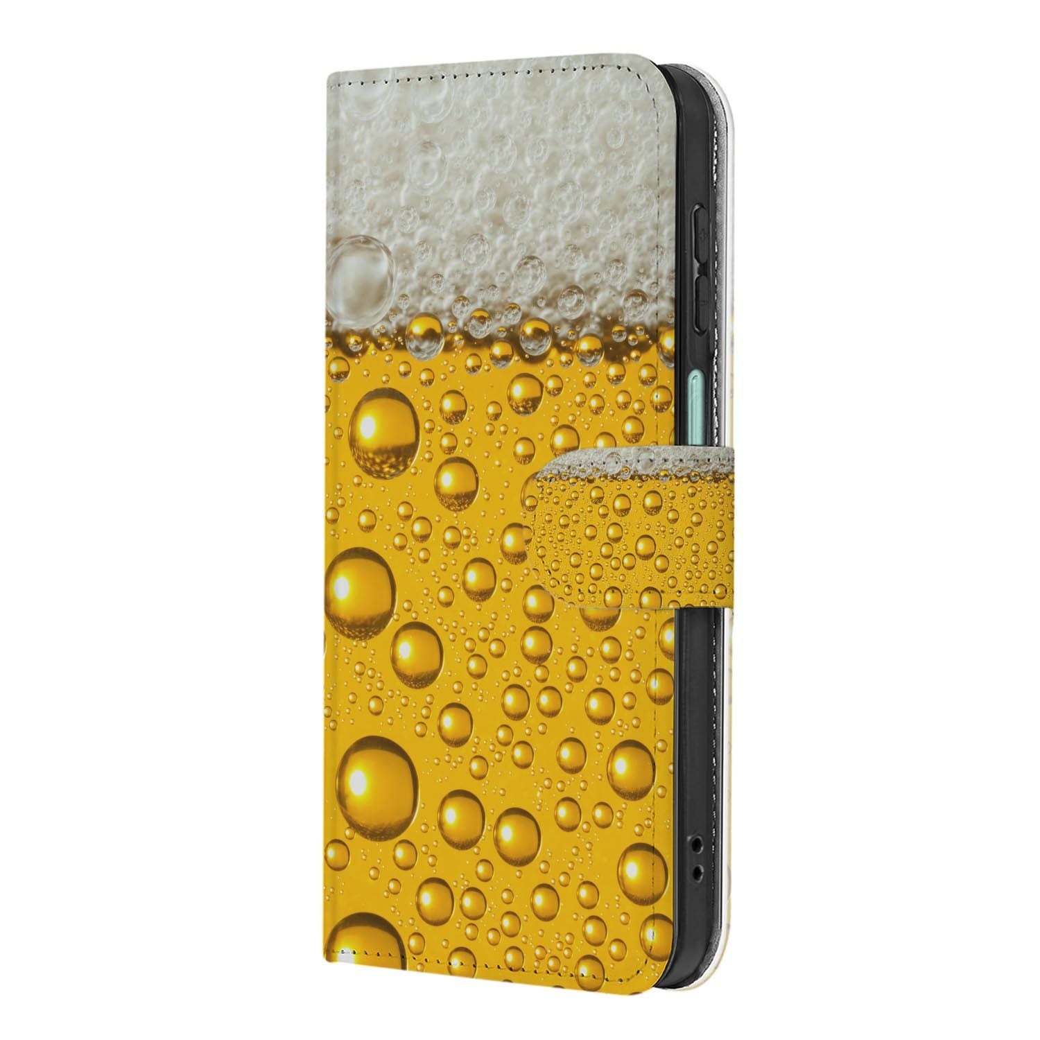 Samsung Galaxy A27 bookcase Bier, achterkant met camera-uitsparing