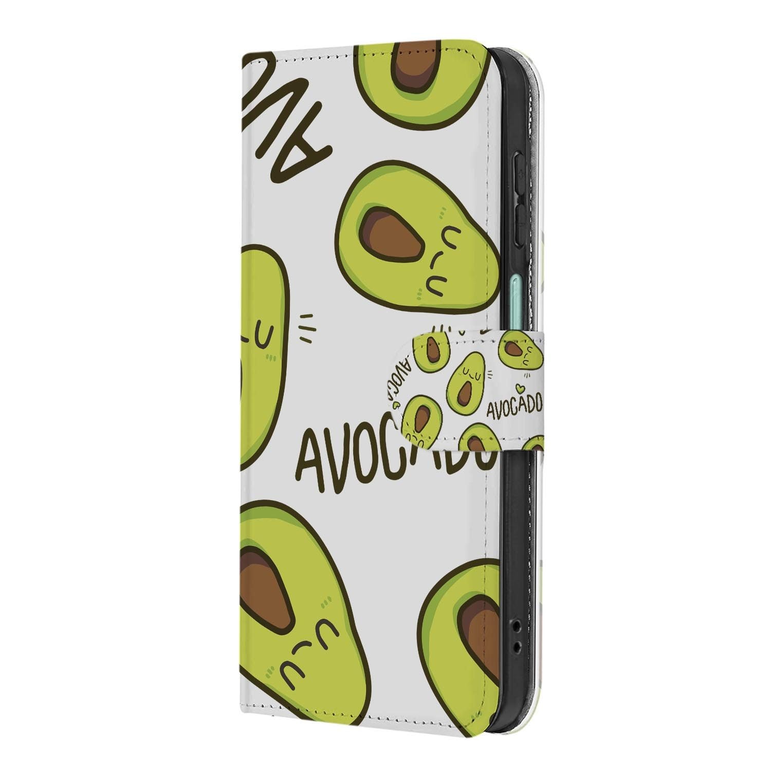 Samsung Galaxy A27 bookcase Avocado Singing, achterkant met camera-uitsparing
