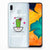 Samsung Galaxy A30 Telefoonhoesje met Naam Cactus Glad cactus ontwerp achteraanzicht