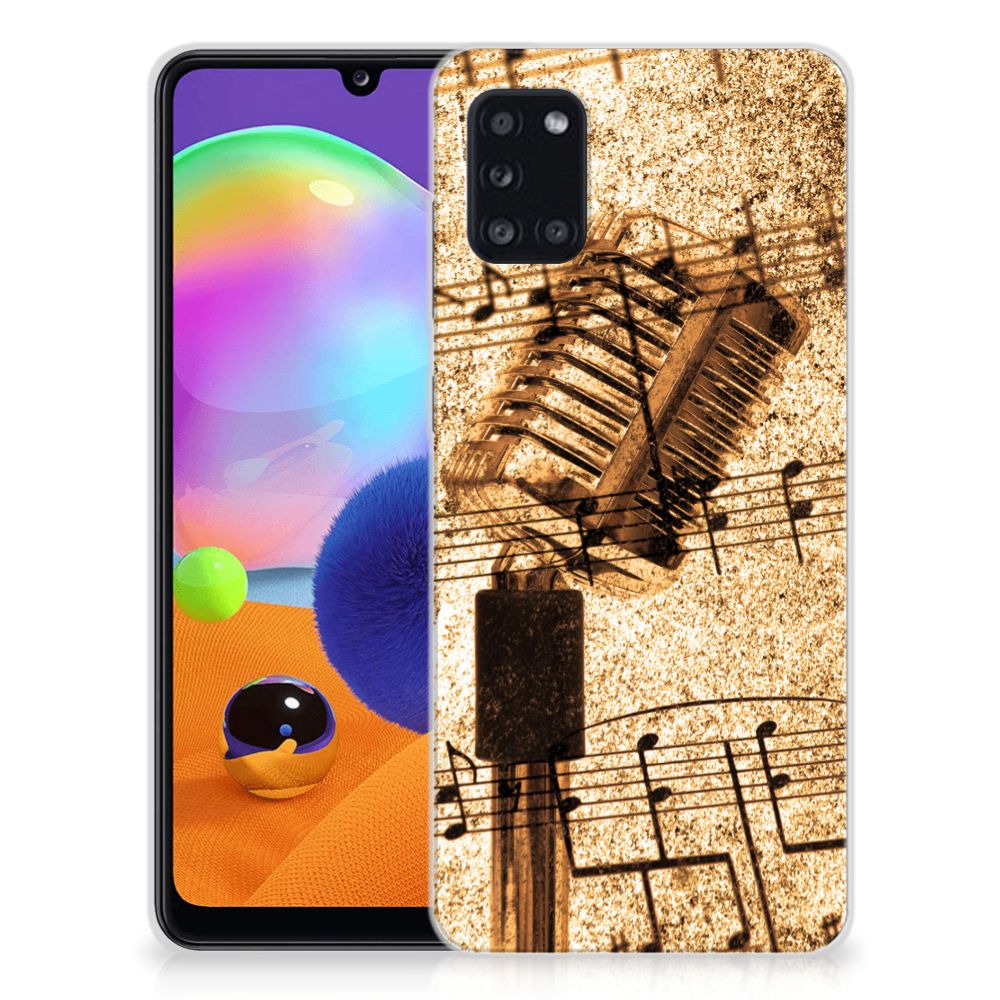 Samsung Galaxy A31 Siliconen Hoesje met foto Bladmuziek B2C Telecom