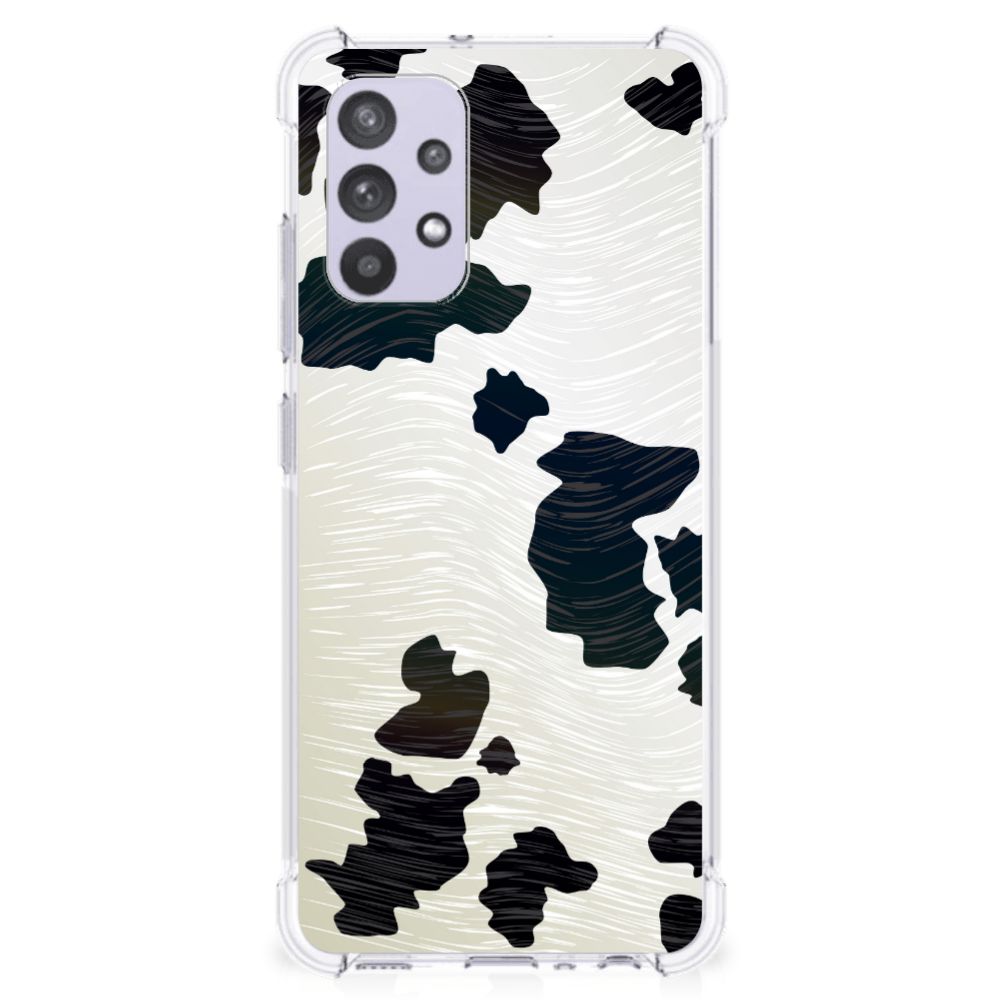 Samsung Galaxy A32 4G | A32 5G Enterprise Editie Case Anti-shock Koeienvlekken design voorkant