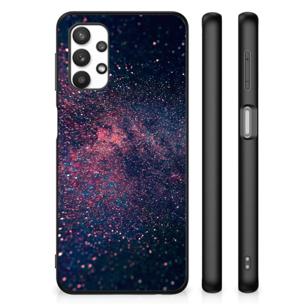 Samsung Galaxy A32 5G Backcover Stars abstract design achterkant zijkanten