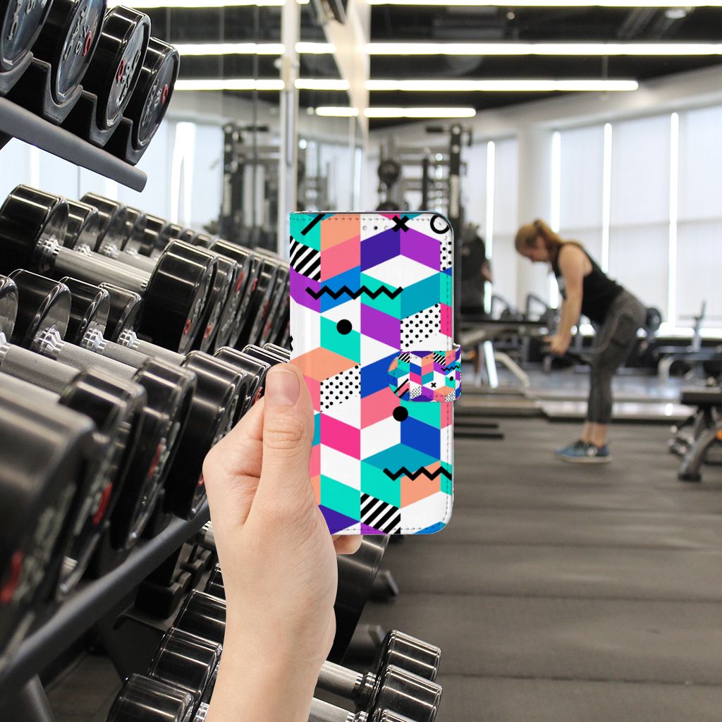 Samsung Galaxy A33 5G Book Case Blokken Kleurrijk