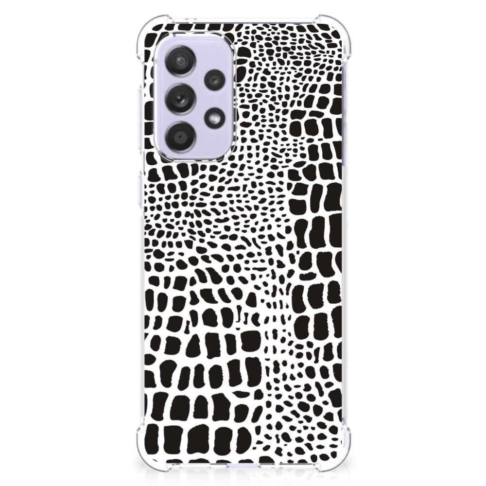 Samsung Galaxy A33 Case Anti-shock Slangenprint achterkant