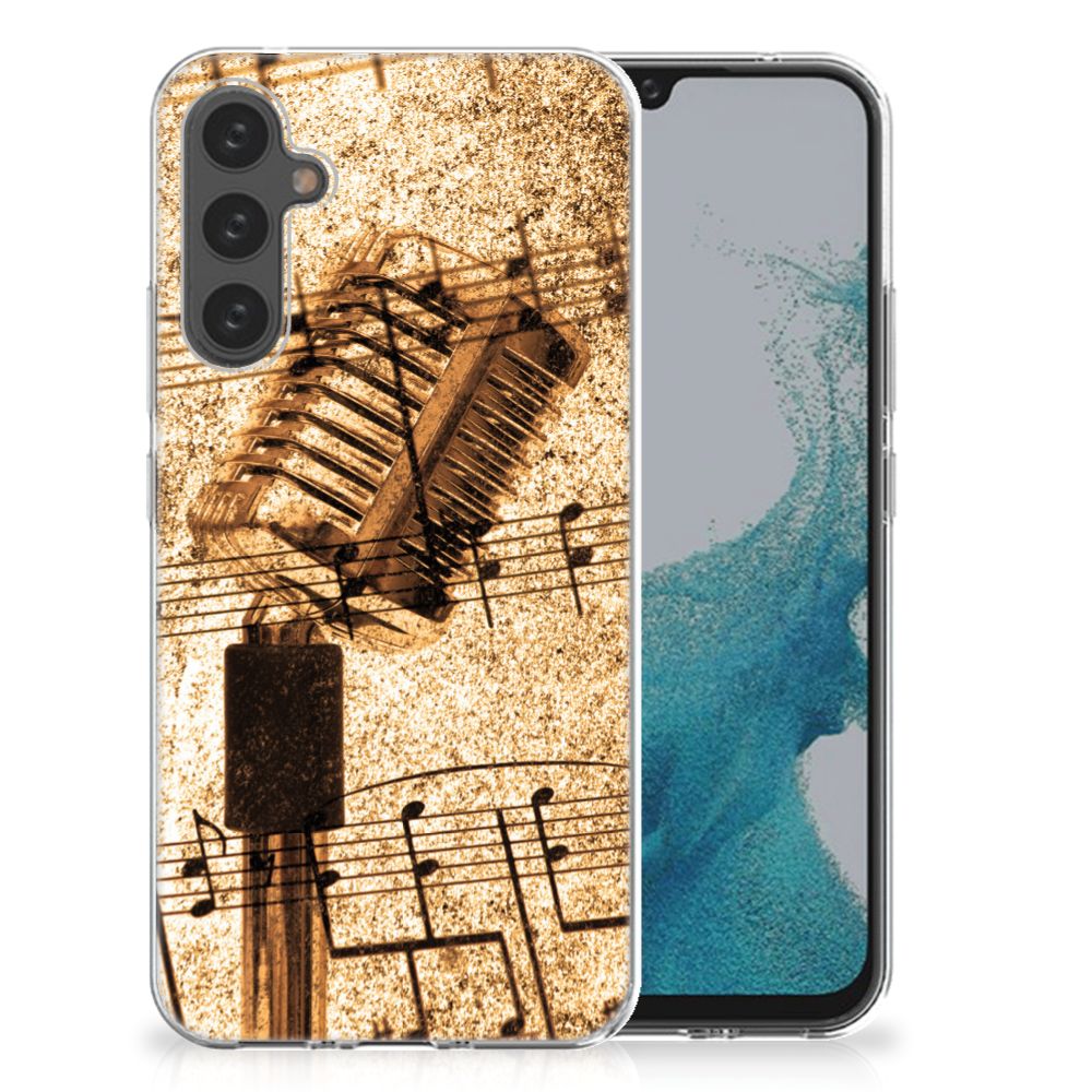 Samsung Galaxy A34 Siliconen Hoesje met foto Bladmuziek B2C Telecom
