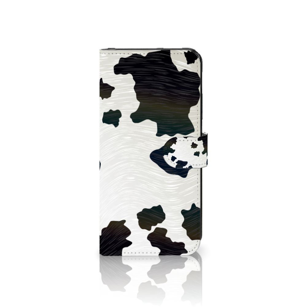Samsung Galaxy A34 Telefoonhoesje met Pasjes Koeienvlekken koeienvlekken design voorkant