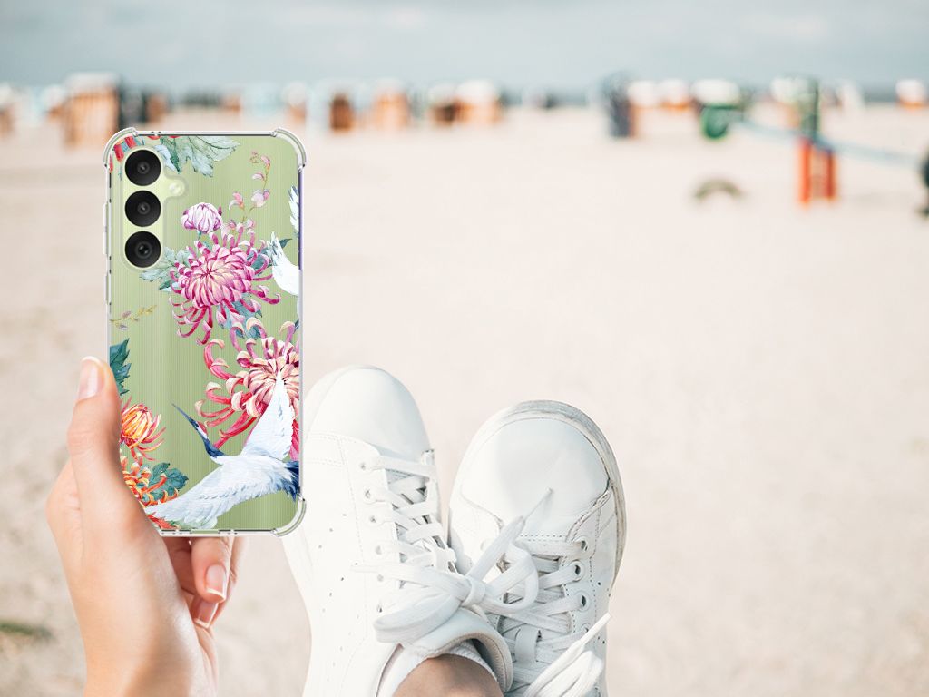 Samsung Galaxy A35 Case Anti-shock Bird Flowers B2C Telecom