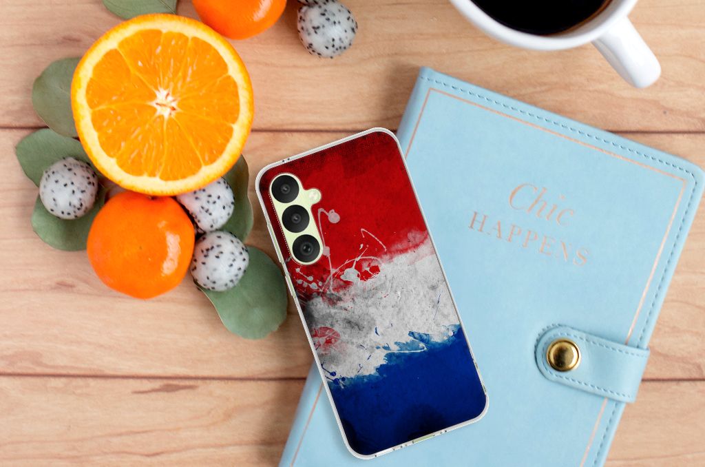 Samsung Galaxy A35 Hoesje Nederland hoesje Nederlandse vlag design achterzijde
