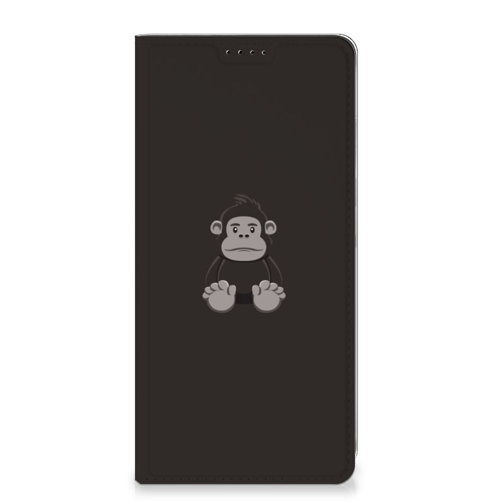 Samsung Galaxy A35 Magnet Case Gorilla gorilla ontwerp voorkant