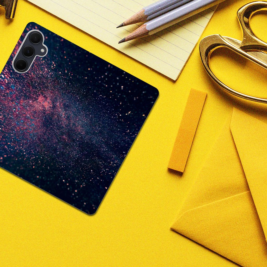 Samsung Galaxy A35 Stand Case Stars design sterren achtergrond