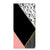 Samsung Galaxy A35 Stand Case Zwart Roze Vormen