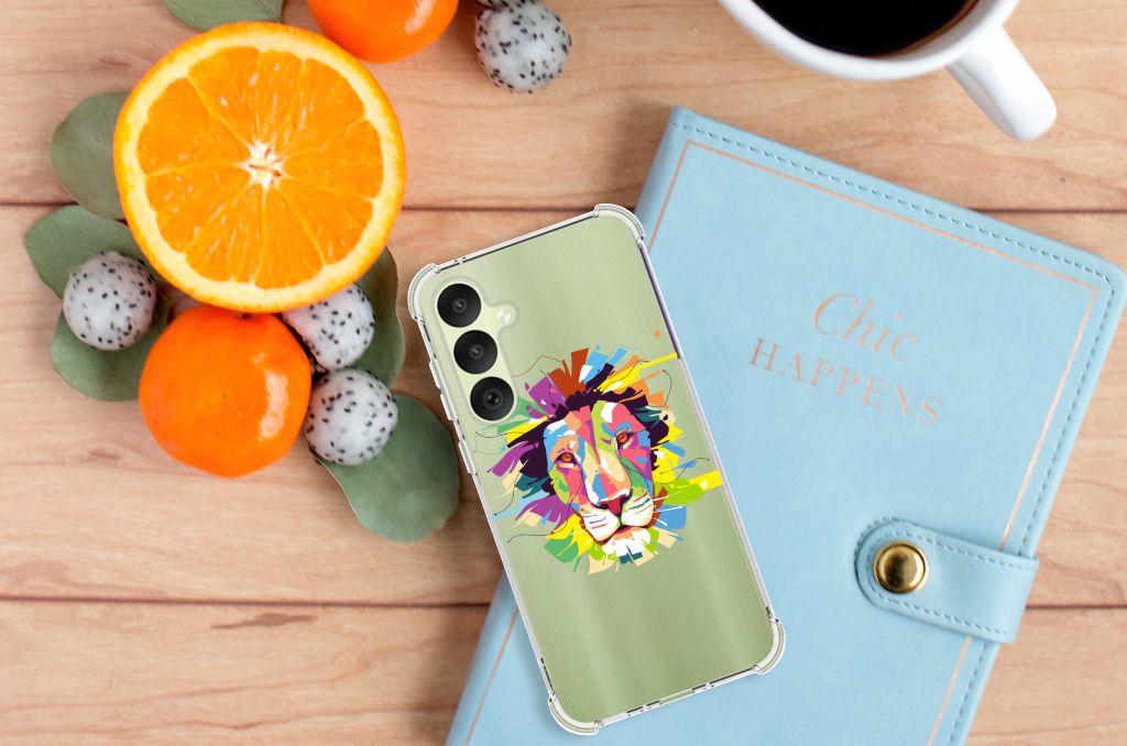 Samsung Galaxy A35 Stevig Bumper Hoesje Lion Color B2C Telecom