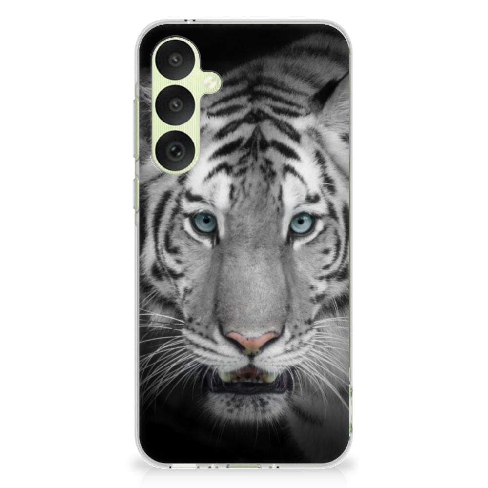 Samsung Galaxy A35 TPU Hoesje Tijger witte tijger voorkant ontwerp
