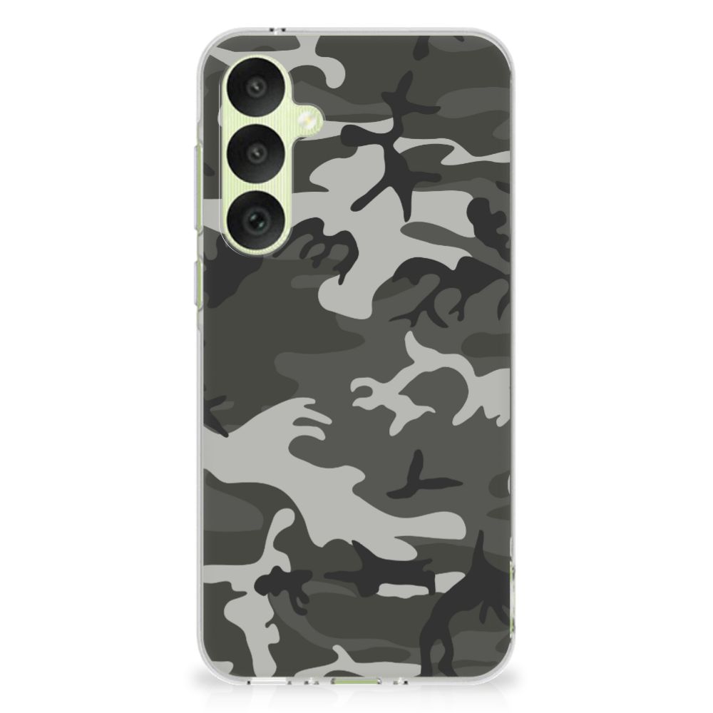 Samsung Galaxy A35 TPU bumper Army Light camouflage ontwerp achterzijde