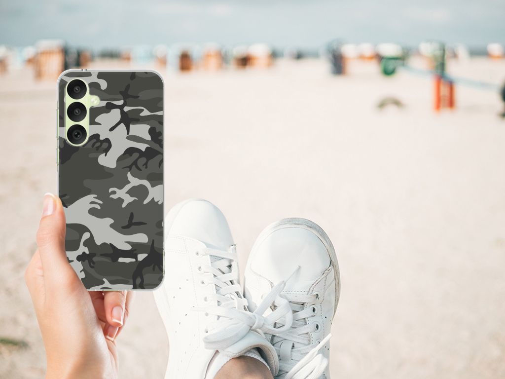 Samsung Galaxy A35 TPU bumper Army Light camouflage design hand strand