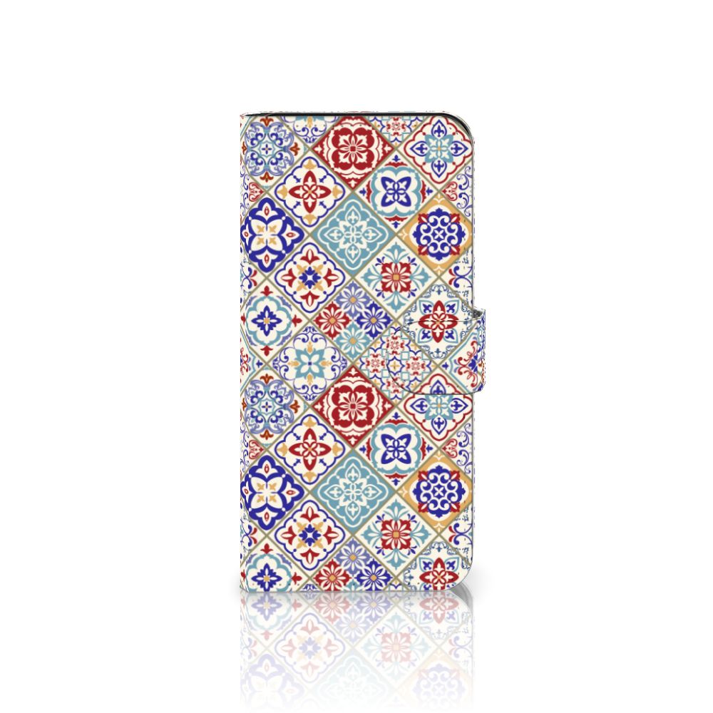 Samsung Galaxy A36 Bookcase Tiles Color hoesje tegel design nadruk
