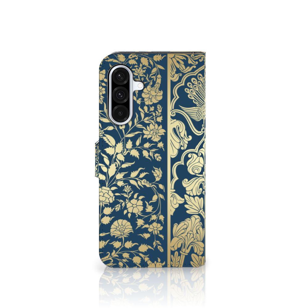 Samsung Galaxy A36 Hoesje Beige Flowers design beige bloemen aanzicht