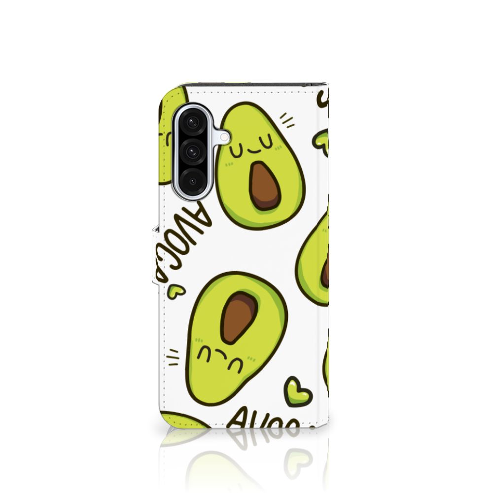 Samsung Galaxy A36 Leuk Hoesje Avocado Singing telefoonhoesje avocado design schattig