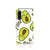 Samsung Galaxy A36 Leuk Hoesje Avocado Singing telefoonhoesje avocado design schattig